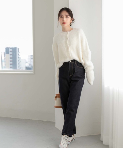 スタイリストレコメンド】シャギーニットカーディガン