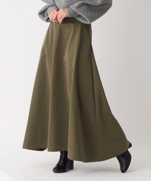 完売品 ⭐️新品タグ付き ❤️XXSサイズ ANEW レディース　スカート　カーキ OPAQUE.CLIP（オペークドットクリップ）の「◇【矢野未希子さんコラボ