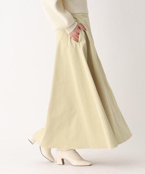 OPAQUE.CLIP（オペークドットクリップ）の「◆【矢野未希子さんコラボ】マキシ丈スカート（スカート・レディース・オフホワイト/ブラック/カーキ/サンドベージュ・38/40/36）」の13枚目の写真