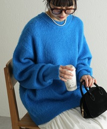 CIAOPANIC TYPY | □【新色追加】【ユニセックス】ダブルジャガードシャギーニットプルオーバー(ニット/セーター)