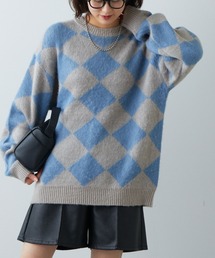 CIAOPANIC TYPY | □【新色追加】【ユニセックス】ダブルジャガードシャギーニットプルオーバー(ニット/セーター)