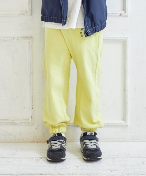 MAKE YOUR DAY(メイクユアデイ)の「スウェットパンツ■80~140cm(スウェットパンツ・キッズ・ライトグレー/イエロー・100/90/110/120/140/80/130)」の2枚目の写真