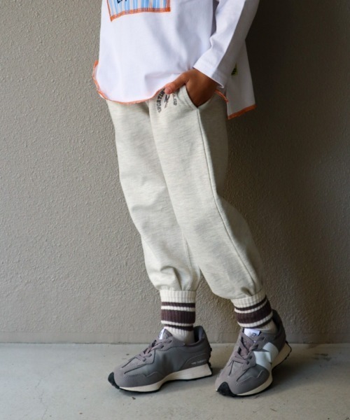 MAKE YOUR DAY(メイクユアデイ)の「スウェットパンツ■80~140cm(スウェットパンツ・キッズ・ライトグレー/イエロー・100/90/110/120/140/80/130)」の1枚目の写真