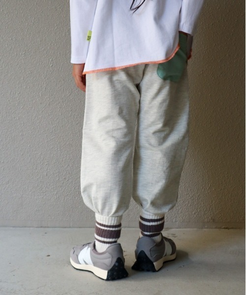 MAKE YOUR DAY(メイクユアデイ)の「スウェットパンツ■80~140cm(スウェットパンツ・キッズ・ライトグレー/イエロー・100/90/110/120/140/80/130)」の3枚目の写真