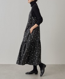 【K】美品♥BEARDSLEY◆ドットキャミソールワンピース◆ティアード BEARDSLEY（ビアズリー）の「ドットキャミソールワンピース