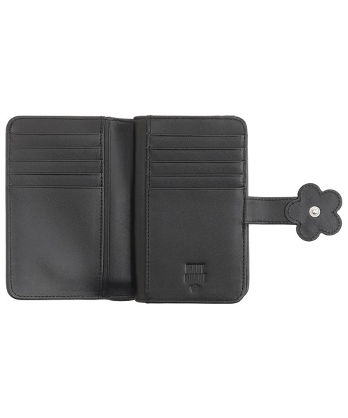 マリークワント　デイジーパッチスナップ2 Lウォレット　レザー デイジーパッチスナップ2 Lウォレット（財布）｜MARY QUANT（マリー