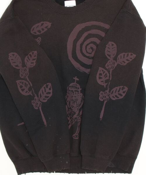 SASQUATCHfabrix.（サスクワァッチファブリックス）の「Sasquatchfabrix./サスクワッチファブリックス/ETHIOPIA PRINT VINTAGE SWEATSHIRT 23SS-CSS-004（スウェット・メンズ・ネイビー/ホワイト/ブラック/グレー・M/S）」の17枚目の写真