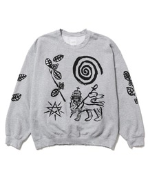 SASQUATCHfabrix. | Sasquatchfabrix./サスクワッチファブリックス/ETHIOPIA PRINT VINTAGE SWEATSHIRT 23SS-CSS-004(スウェット)