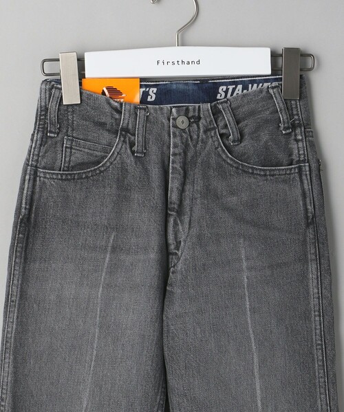 Firsthand(ファーストハンド)の「Firsthand/ファーストハンド WESTOVERALLS / ウェストオーバーオールズ センタークリースデニムパンツ / 19FWSTA-TPR(デニムパンツ・レディース・ブラック・25)」の3枚目の写真