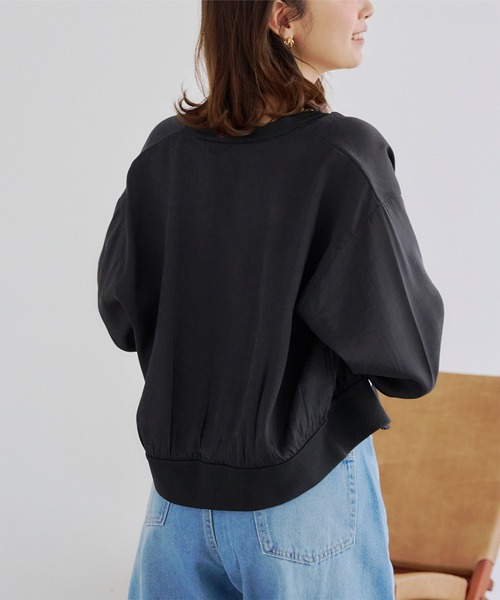 titivate（ティティベイト）の「シアーカーディガン/ブルゾン（ブルゾン・レディース・ライトベージュ/ピンク/ライトグリーン/ブラック・S/M）」の16枚目の写真