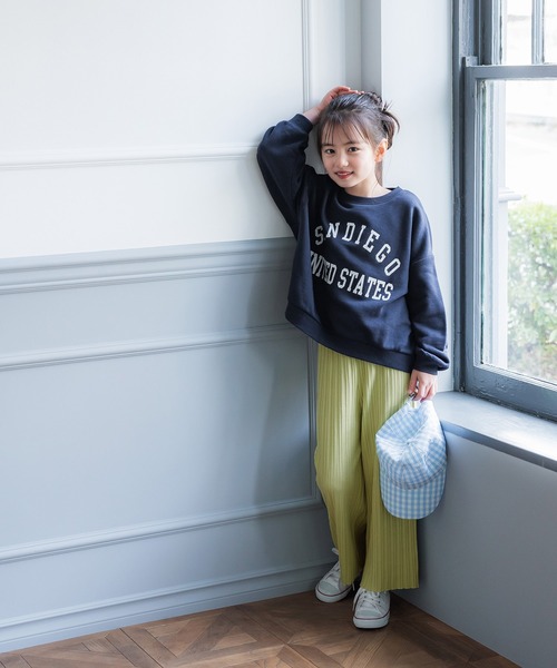 キッズ 親子お揃いニットソーランダムリブパンツ（その他パンツ