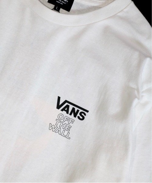 VANS(バンズ)の「VANS/ヴァンズ RASTA LOGO LS TEE ラスタロゴ ロングスリーブTEE ユニセックス(Tシャツ/カットソー・メンズ・ホワイト/チャコールグレー・X-LARGE/MEDIUM/LARGE)」の6枚目の写真