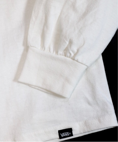 VANS(バンズ)の「VANS/ヴァンズ RASTA LOGO LS TEE ラスタロゴ ロングスリーブTEE ユニセックス(Tシャツ/カットソー・メンズ・ホワイト/チャコールグレー・X-LARGE/MEDIUM/LARGE)」の7枚目の写真