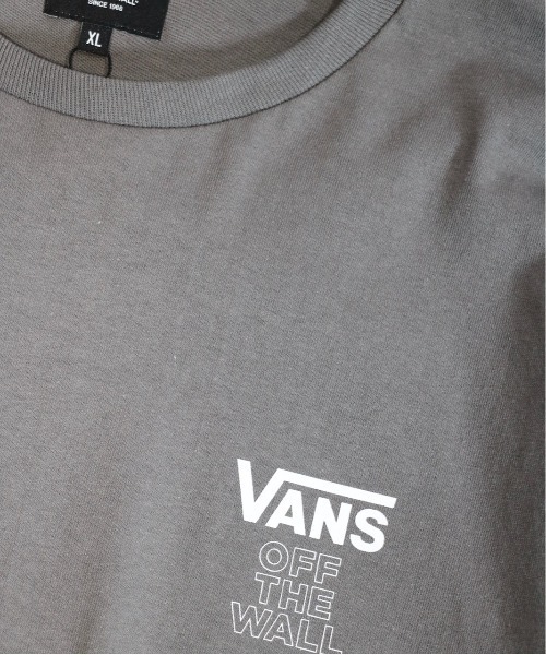 VANS(バンズ)の「VANS/ヴァンズ RASTA LOGO LS TEE ラスタロゴ ロングスリーブTEE ユニセックス(Tシャツ/カットソー・メンズ・ホワイト/チャコールグレー・X-LARGE/MEDIUM/LARGE)」の12枚目の写真