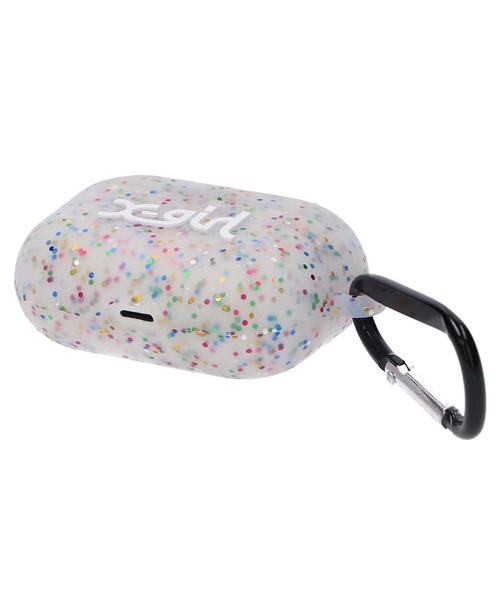 X-girl（エックスガール）の「MILLS LOGO RUBBER Airpods Pro CASE（スマホグッズ・レディース・マルチ/ブラック・ONE SIZE）」の5枚目の写真