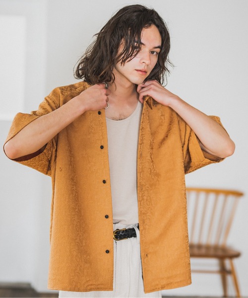3点シャツセットcasper john 全Sサイズ　2024 CASPER JOHN（キャスパージョン）の「Rough Size Damask Pattern