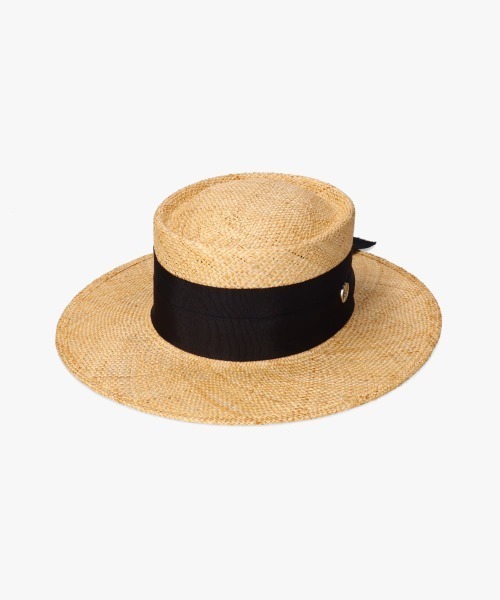 f*a様 シャポードオー Chapeau d' O Straw-B Casablanca Logo | 57.5cm(75) BLACK (01