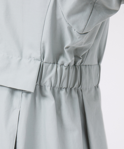 qualite（カリテ）の「ハイウエストタックワンピース（ワンピース・レディース・ネイビー/セージグリーン・38/36）」の12枚目の写真