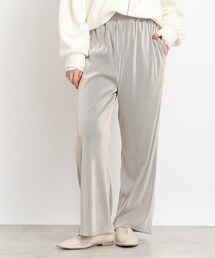 Cutie Blonde | プリーツ風 イージーストレートパンツ(その他パンツ)