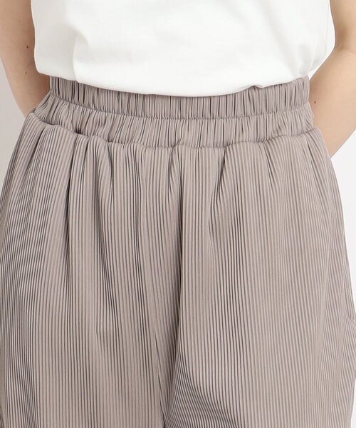 Cutie Blonde(キューティーブロンド)の「◆プリーツ風 イージーストレートパンツ(その他パンツ・レディース・ブラック/ベージュ系2/サンドベージュ/ピンク系・00)」の22枚目の写真