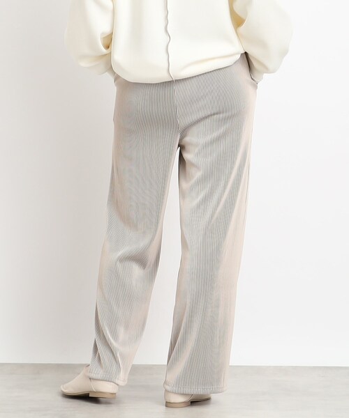 Cutie Blonde(キューティーブロンド)の「◆プリーツ風 イージーストレートパンツ(その他パンツ・レディース・ブラック/ベージュ系2/サンドベージュ/ピンク系・00)」の18枚目の写真