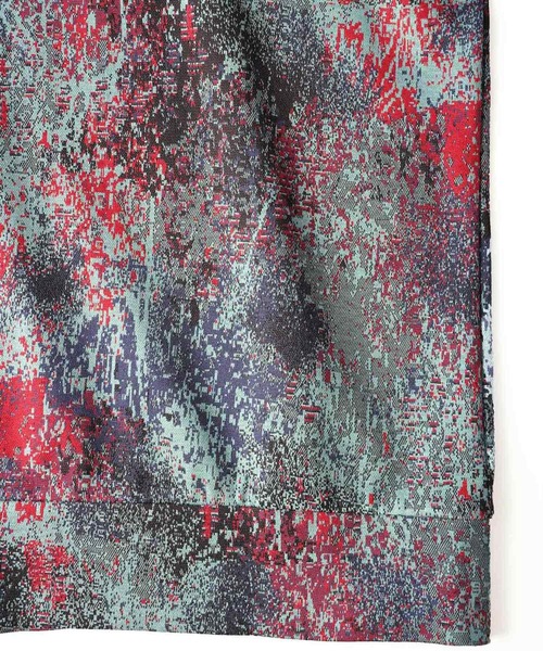 SHAREEF（シャリーフ）の「ABSTRACT JQ L/S LONG P/O（Tシャツ/カットソー・メンズ・レッド/ターコイズブルー/パープル・2/1）」の9枚目の写真