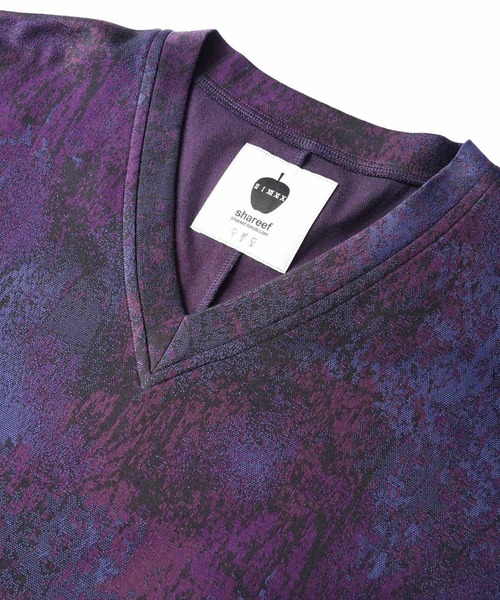 SHAREEF（シャリーフ）の「ABSTRACT JQ L/S LONG P/O（Tシャツ/カットソー・メンズ・レッド/ターコイズブルー/パープル・2/1）」の10枚目の写真