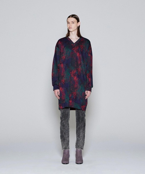 SHAREEF（シャリーフ）の「ABSTRACT JQ L/S LONG P/O（Tシャツ/カットソー・メンズ・レッド/ターコイズブルー/パープル・2/1）」の13枚目の写真