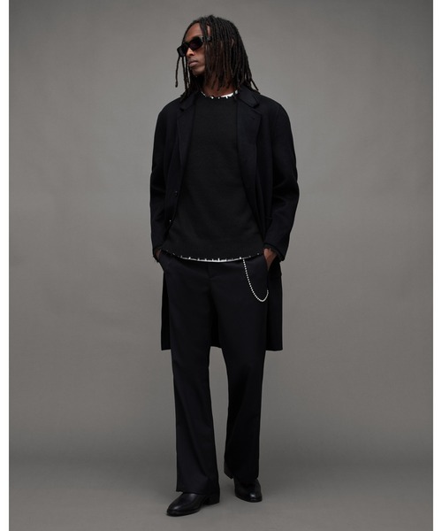 ALLSAINTS（オールセインツ）の「LUKA CREW JUMPER | LUKA クルー ニット・セーター（ニット/セーター・メンズ・ブラック・S/M/XS/L）」の7枚目の写真