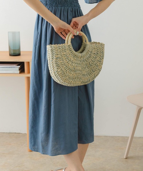 あけび かごバッグ ラウンドハンドル あけび かごバッグ ラウンドハンドル