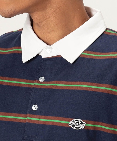 Dickies(ディッキーズ)の「【Dickies(ディッキーズ)】/天竺半袖ラガーシャツ(その他トップス・メンズ・ホワイト/ネイビー/ブラック・LARGE/MEDIUM/X-LARGE)」の20枚目の写真