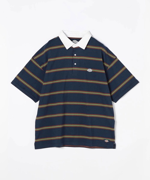Dickies(ディッキーズ)の「【Dickies(ディッキーズ)】/天竺半袖ラガーシャツ(その他トップス・メンズ・ホワイト/ネイビー/ブラック・LARGE/MEDIUM/X-LARGE)」の14枚目の写真