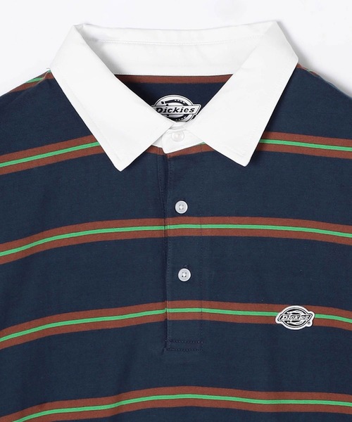 Dickies(ディッキーズ)の「【Dickies(ディッキーズ)】/天竺半袖ラガーシャツ(その他トップス・メンズ・ホワイト/ネイビー/ブラック・LARGE/MEDIUM/X-LARGE)」の12枚目の写真