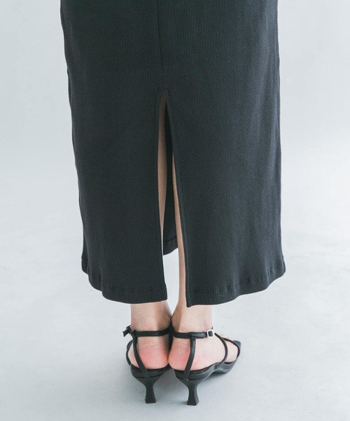 KBF（ケイビーエフ）の「illi　カップインキャミワンピース（ワンピース・レディース・カーキ/ブラック/ベージュ・ONE）」の14枚目の写真