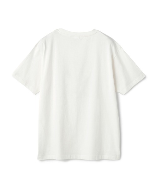 PEANUTS（ピーナッツ）の「【PEANUTS/ピーナッツ】SNOOPY/スヌーピー＆チャーリー・ブラウンフェイスプリントTシャツ（Tシャツ/カットソー・レディース・グリーン/杢グレー/ブルー/ターコイズブルー/グレー/ブラック/オレンジ/オリーブ/オフホワイト/ベージュ/ラベンダー/ネイビー・L/LL/3L/M）」の19枚目の写真