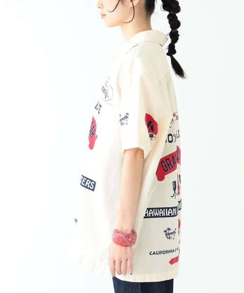 BEAMS BOY◆ビームスボーイ/半袖シャツ/CRM/13-01-0048-086/DUKE KAHANAMOKU// ヴィンテージも大好物な皆様へ♡｜ビームス ボーイ 原宿｜BEAMS