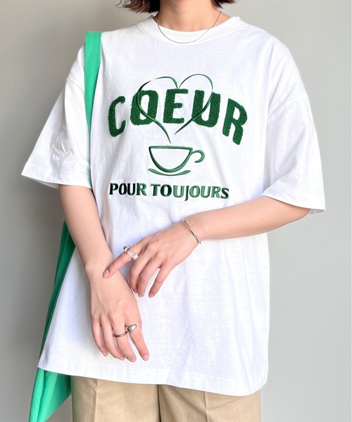 CPCM（シーピーシーエム）の「サガラ刺繍T（Tシャツ/カットソー・メンズ・ホワイト/ブルー系その他/ホワイト系その他/ブルー系その他2/ブルー/ホワイト系その他2/オフホワイト/ホワイト系その他3・MEDIUM/LARGE/SMALL）」の2枚目の写真