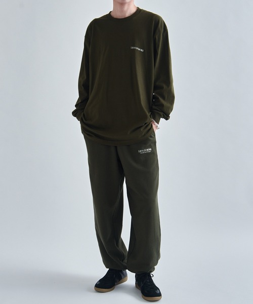 MAISON CLUB(メゾンクラブ)の「【MAISON CLUB】ワンポイント刺繍ロングスリーブTee LESS IS MORE(Tシャツ/カットソー・メンズ・ブラック/ホワイト/ネイビー/カーキ・L/M/XL/XX-LARGE)」の13枚目の写真