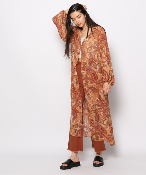 FOREVER 21（フォーエバー トゥエンティーワン）の「ストレッチツイルフレアパンツ（その他パンツ・レディース・ブラウン系その他4/ブルー系その他2・MEDIUM/SMALL）」の14枚目の写真