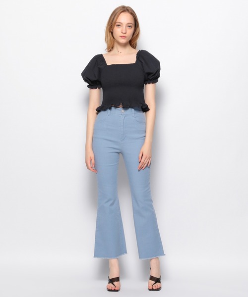 FOREVER 21（フォーエバー トゥエンティーワン）の「ストレッチツイルフレアパンツ（その他パンツ・レディース・ブラウン系その他4/ブルー系その他2・MEDIUM/SMALL）」の22枚目の写真