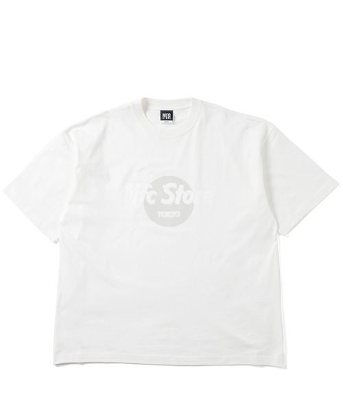 MFC STORE（エムエフシーストア）の「MFC STORE ROCK LOGO BIG SILHOUETTE TEE（Tシャツ/カットソー・メンズ・ホワイト系その他/パープル系その他/グリーン系その他/ブルー系その他/スモークピンク/グレイッシュベージュ・M/L/XL）」の2枚目の写真