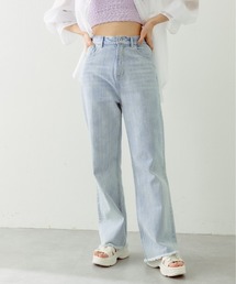 OLIVE des OLIVE | セミフレアフリンジデニムパンツ(デニムパンツ)