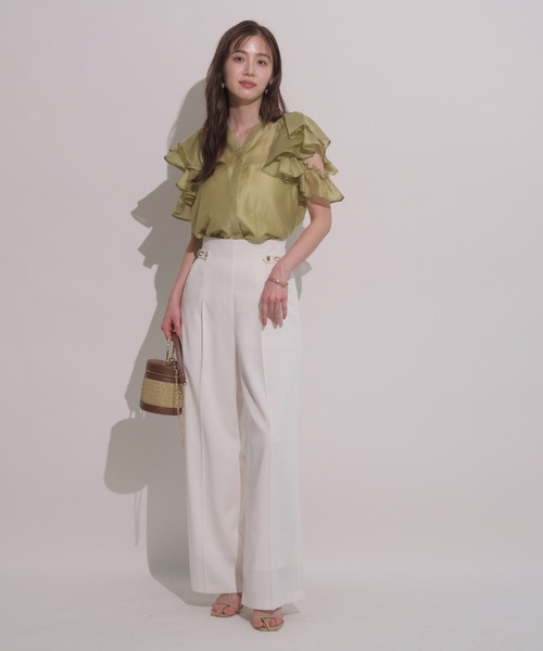 JUSGLITTY 2WAYフリルブラウス JUSGLITTY（ジャスグリッティー）の「2WAYフリルブラウス
