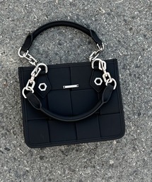 編み込み風ハンドバッグ