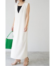 【ZOZO限定】Vネックワンピース