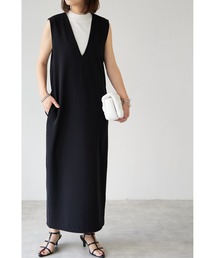 【ZOZO限定】Vネックワンピース