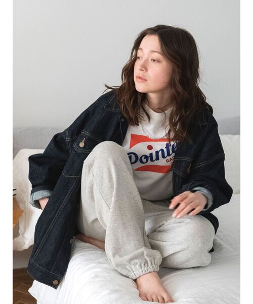 Ungrid(アングリッド)の「カラーロゴルーズTee(Tシャツ/カットソー・レディース・オフホワイト/グリーン/ネイビー/ブラウン・FREE)」の15枚目の写真