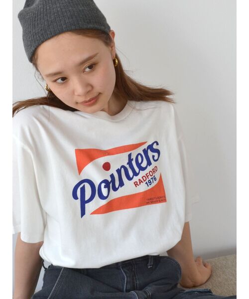Ungrid(アングリッド)の「カラーロゴルーズTee(Tシャツ/カットソー・レディース・オフホワイト/グリーン/ネイビー/ブラウン・FREE)」の22枚目の写真
