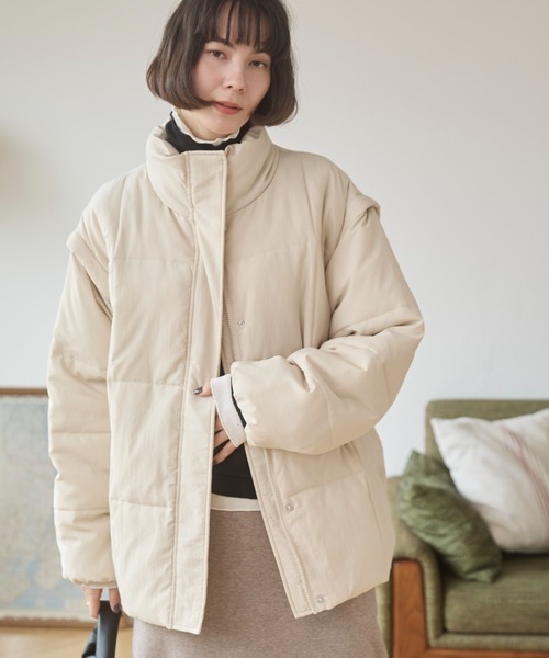 2WAYファイバーダウンジャケット（ダウンジャケット/コート）｜ANGIE