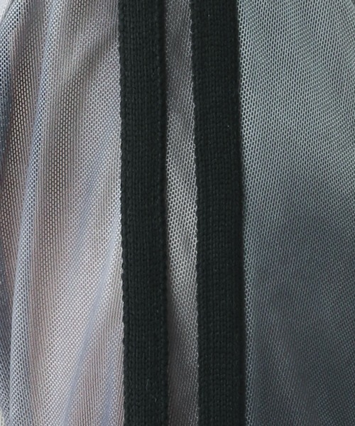 RAGEBLUE（レイジブルー）の「サイドライン/シアーハイネック（Tシャツ/カットソー・レディース・ホワイト系/グレー系・FREE）」の19枚目の写真